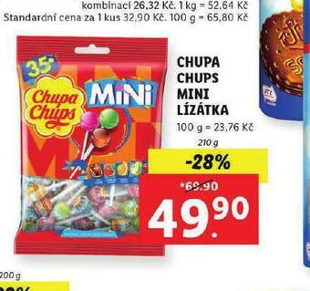 Lidl Chupa chups mini lízátka nabídka