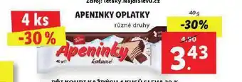 Lidl Apeninky oplatky nabídka