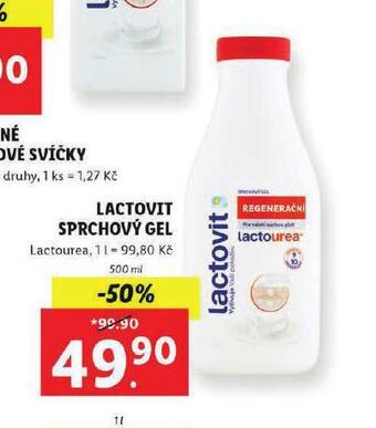 Lidl Lactovit sprchový gel nabídka