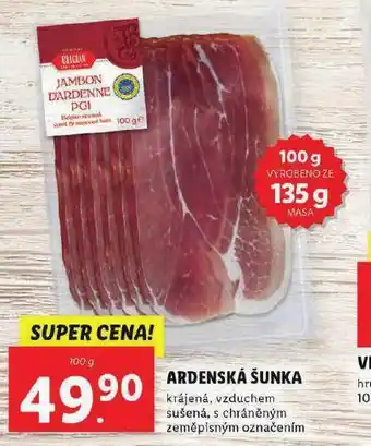 Lidl Ardenská šunka nabídka