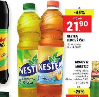 Lidl Nestea ledový čaj nabídka