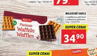 Lidl Belgické vafle nabídka