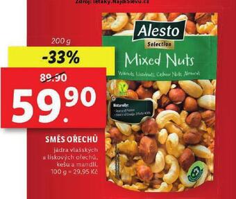 Lidl Směs ořechů nabídka