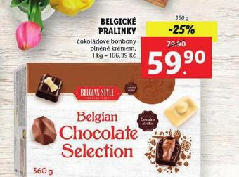 Lidl Belgické pralinky nabídka