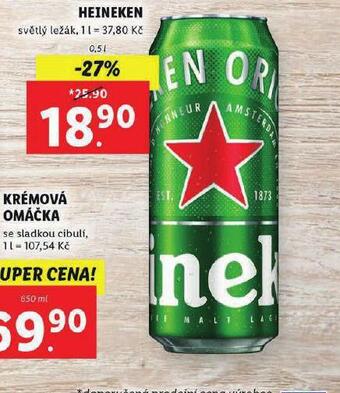 Lidl Pivo heineken nabídka