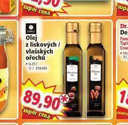 Norma Olej z lískových / vlašských ořechů nabídka