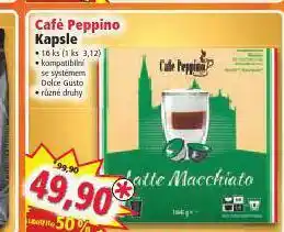 Norma Kávové kapsle café peppino nabídka