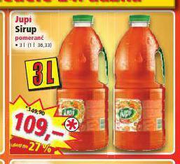 Norma Jupí sirup nabídka
