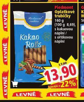 Norma Oplatkové trubičky nabídka