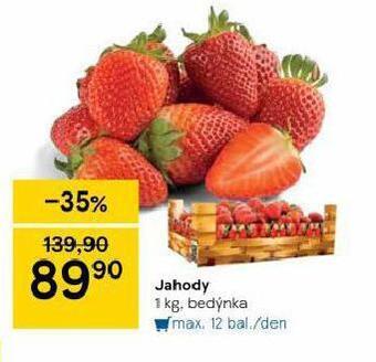 Tesco Jahody nabídka