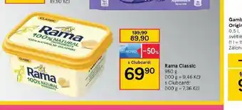 Tesco Rama classic nabídka