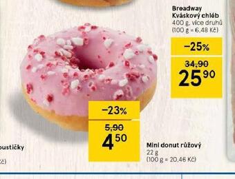 Tesco Mini donut růžový nabídka