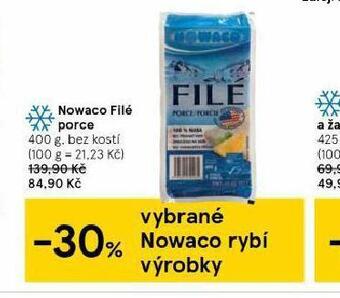 Tesco Nowaco filé porce nabídka