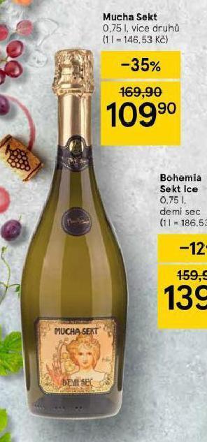 Tesco Mucha sekt nabídka