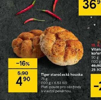Tesco Tiger staročeská houska nabídka
