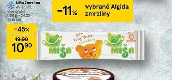 Tesco Míša zmrzlina nabídka