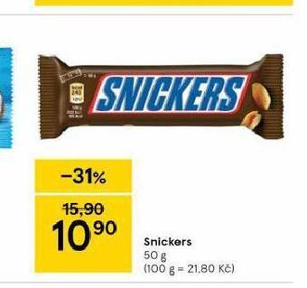 Tesco Snickers nabídka