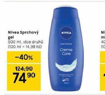 Tesco Nivea sprchový gel nabídka