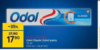 Tesco Odol classic zubní pasta nabídka