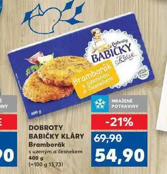 Kaufland Dobroty babičky kláry bramborák nabídka