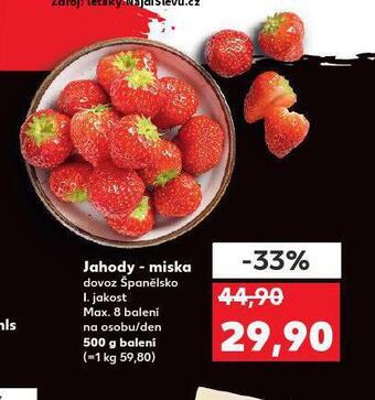 Kaufland Jahody nabídka