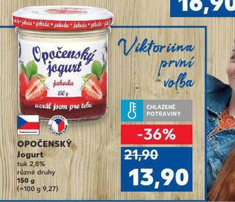 Kaufland Opočenský jogurt nabídka
