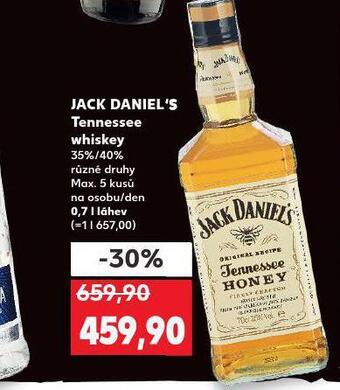 Kaufland Jack daniel´s tennessee whiskey nabídka