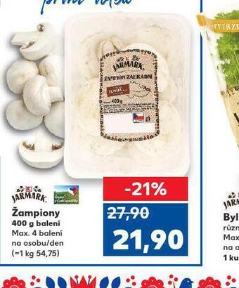 Kaufland Žampiony nabídka