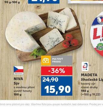 Kaufland Niva sýr nabídka