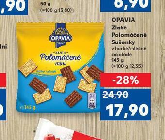 Kaufland Opavia zlaté polomáčené sušenky nabídka