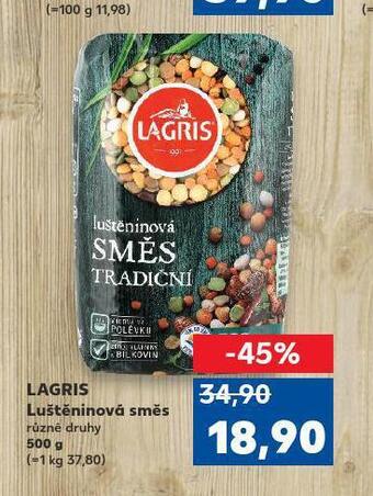 Kaufland Lagris luštěninová směs nabídka
