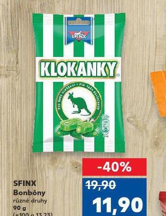 Kaufland Sfinx bonbony nabídka