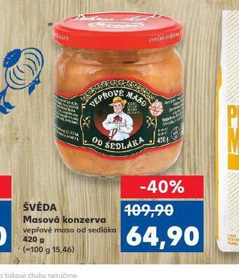 Kaufland Švéda masová konzerva nabídka