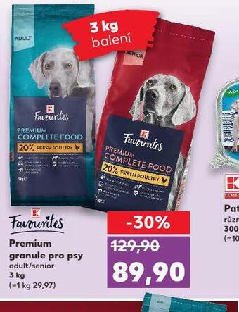 Kaufland Premium granule pro psy nabídka