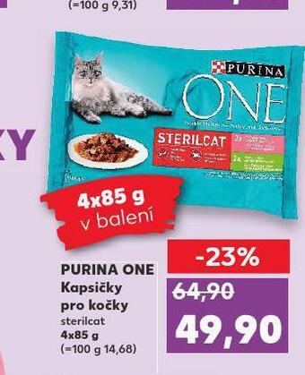 Kaufland Purina one kapsičky pro kočky nabídka
