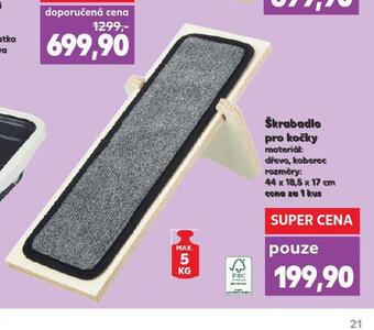 Kaufland Škrabadlo pro kočky nabídka