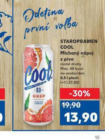 Kaufland Pivo staropramen cool nealko nabídka