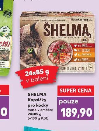 Kaufland Shelma kapsičky pro kočky nabídka