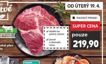 Kaufland Irská hovězí plec nabídka