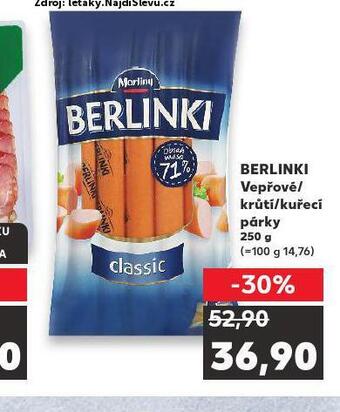 Kaufland Vepřové párky nabídka