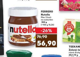 Kaufland Ferrero nutella nabídka
