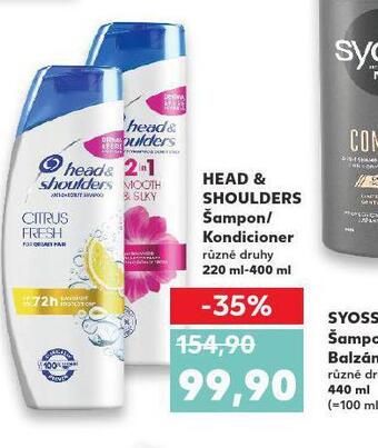 Kaufland Head&shoulders šampon nabídka