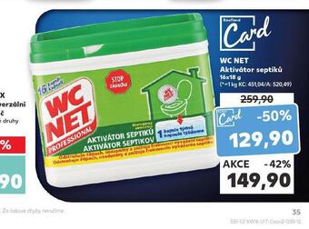 Kaufland Wc net aktivátor septiků nabídka