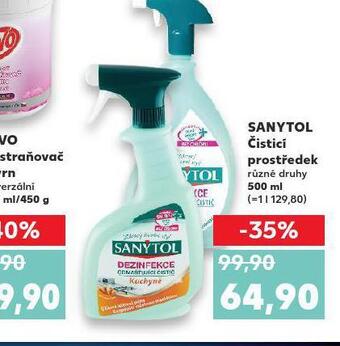Kaufland Sanytol čistící prostředek nabídka