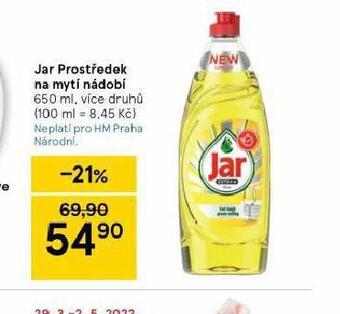 Tesco Jar prostředek na nádobí nabídka