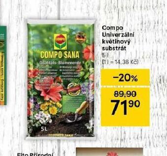 Tesco Compo univerzální květinový substrát nabídka