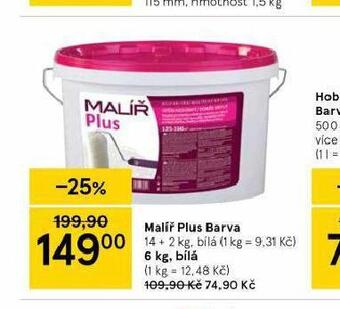 Tesco Malíř barva plus nabídka