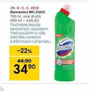 Tesco Domestos wc čistič nabídka