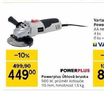 Tesco Powerplus úhlová bruska nabídka