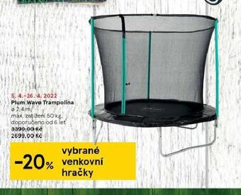 Tesco Plum wave trampolína nabídka